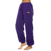 LSU Zoozatz Fleece Jogger Puff Ink Pant